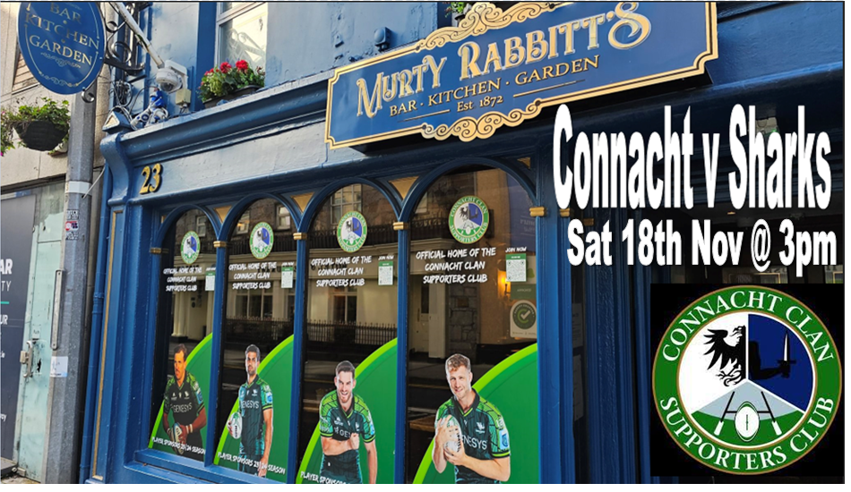 Connacht v Sharks @ Murtys